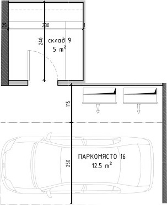 ПМ 16 със склад 9 - Monte Park